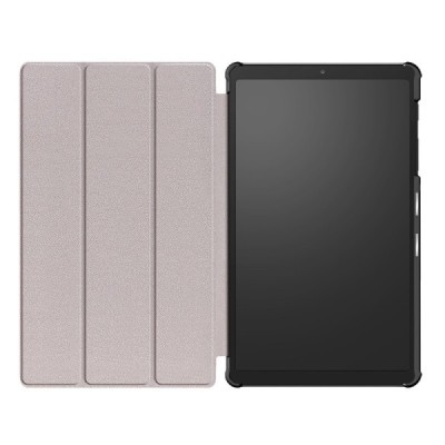 Samsung Galaxy Tab A7 Lite 8.7 2021 (T220, T225) atverčiamas raudonas odinis dėklas - knygutė | Priedai.lt