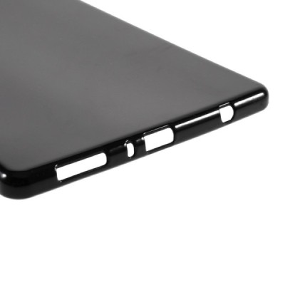 Samsung Galaxy Tab A7 Lite 8.7 2021 (T220, T225) kieto silikono TPU juodas dėklas - nugarėlė | Priedai.lt