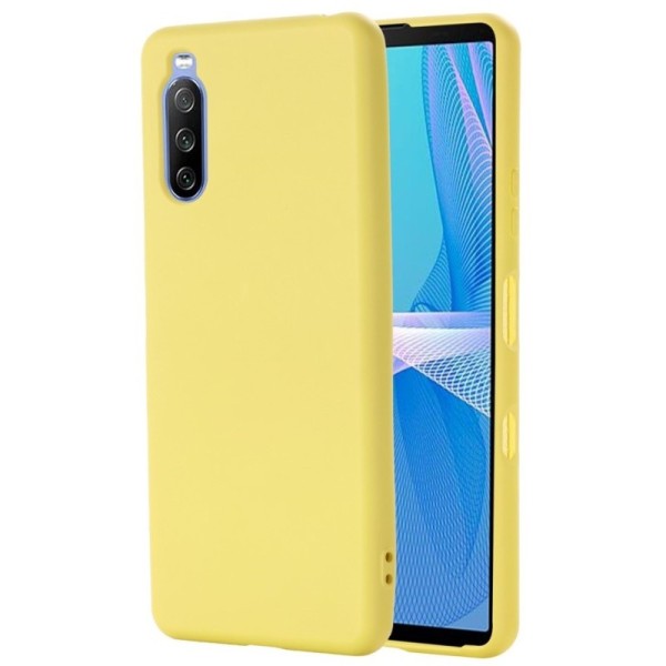 „Shell“ Kõva silikoon (TPU) kaaned - kollane (Xperia 10 III)