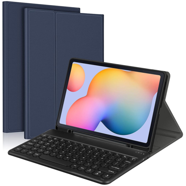 Tahke kaaned klaviatuuriga - sinine (Galaxy Tab S7 11" / S8 11")