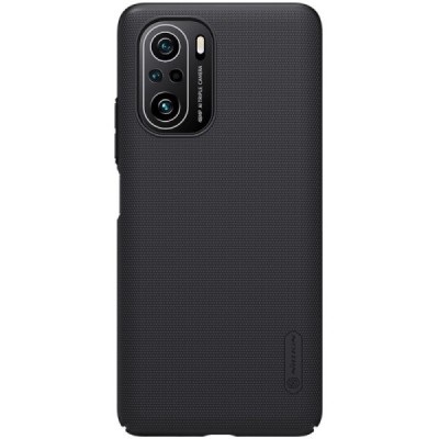 Xiaomi Poco F3 (Mi 11i) Nillkin Frosted Shield juodas plastikinis dėklas | Priedai.lt