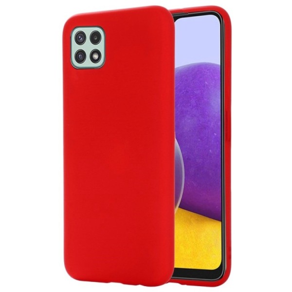 „Shell“ Kõva silikoon (TPU) kaaned - punane (Galaxy A22 5G)