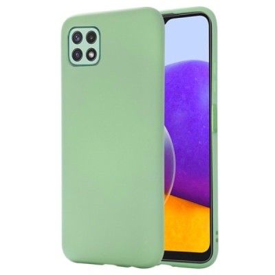 Samsung Galaxy A22 Shell kieto silikono TPU žalias dėklas - nugarėlė | Priedai.lt