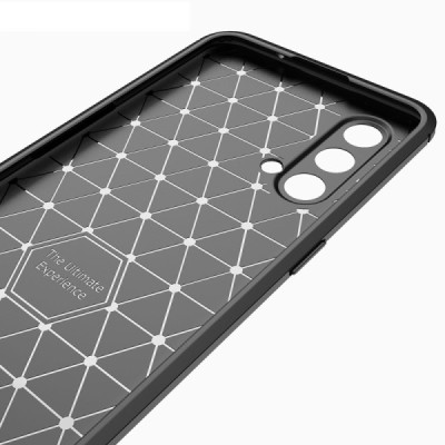 OnePlus Nord CE 5G Carbon kieto silikono TPU juodas dėklas - nugarėlė | Priedai.lt