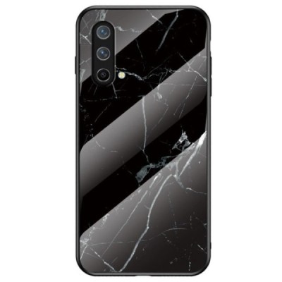 OnePlus Nord CE 5G „Marble“ kieto silikono TPU juodas dėklas - nugarėlė | Priedai.lt