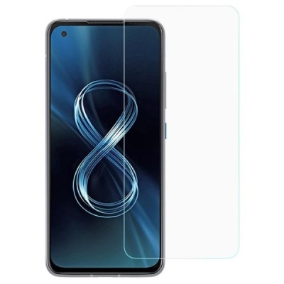 Asus Zenfone 8 (ZS590KS) „Calans“ 9H Tempered Glass sustiprintos apsaugos skaidrus pilnai dengiantis apsauginis ekrano stiklas 0