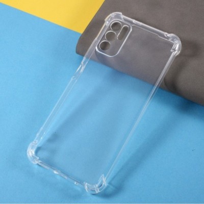 Xiaomi Poco M3 Pro (Redmi Note 10 5G) kieto silikono TPU skaidrus dėklas - nugarėlė | Priedai.lt