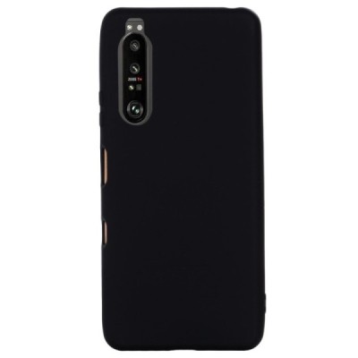 Sony Xperia 1 III Shell kieto silikono TPU juodas dėklas - nugarėlė | Priedai.lt