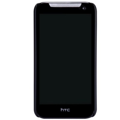 Nillkin Frosted Shield HTC Desire 310 plastikinis juodas dėklas - nugarėlė su ekrano plėvele / Priedai.lt