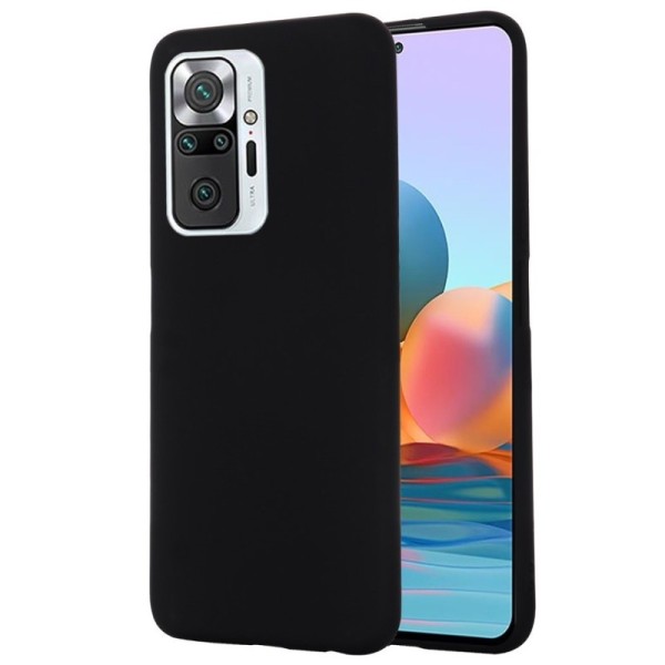 „Shell“ Kõva silikoon (TPU) kaaned - must (Redmi Note 10 Pro)