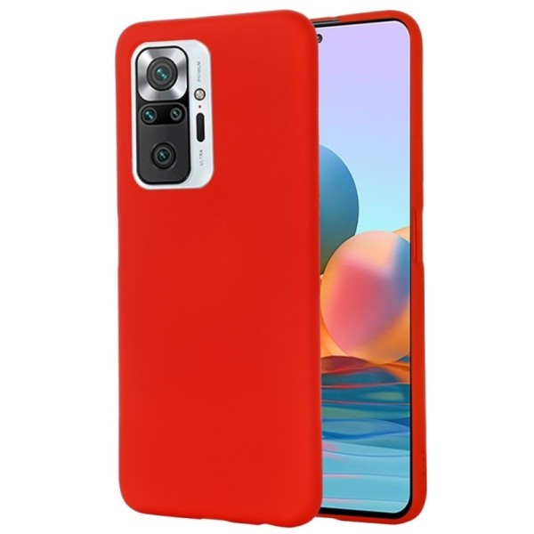 „Shell“ Kõva silikoon (TPU) kaaned - punane (Redmi Note 10 Pro)