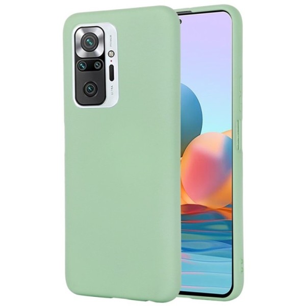 „Shell“ Kõva silikoon (TPU) kaaned - roheline (Redmi Note 10 Pro)