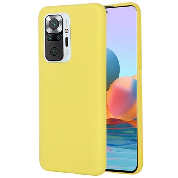 „Shell“ Kõva silikoon (TPU) kaaned - kollane (Redmi Note 10 Pro)
