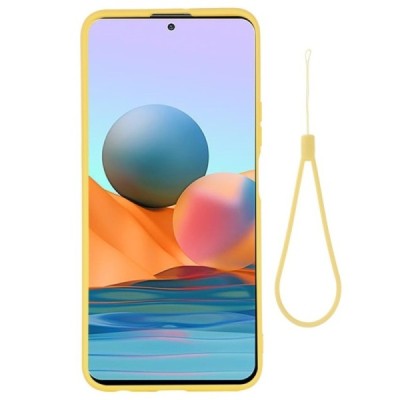 Xiaomi Redmi Note 10 Pro Shell kieto silikono TPU geltonas dėklas - nugarėlė | Priedai.lt