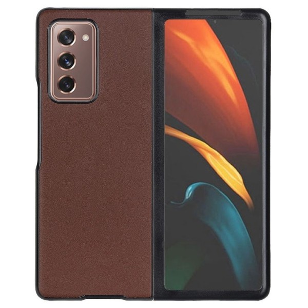 „Foldable Leather“ kaaned - pruun (Galaxy Z Fold2)