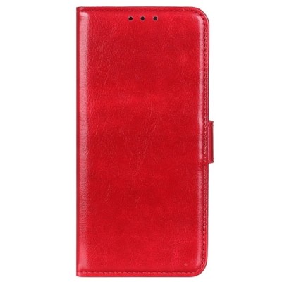 Xiaomi Redmi Note 8 2021 atverčiamas raudonas odinis dėklas, knygutė - piniginė | Priedai.lt