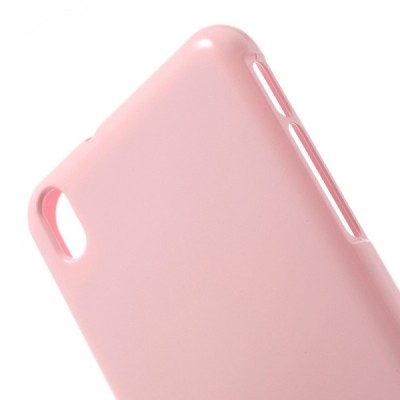 Mercury rožinis HTC Desire 816 kieto silikono (TPU) dėklas / Priedai.lt
