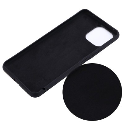 Xiaomi Mi 11 Lite Shell kieto silikono TPU juodas dėklas - nugarėlė | Priedai.lt