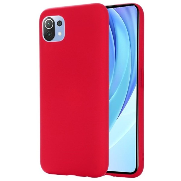 „Shell“ Kõva silikoon (TPU) kaaned - punane (Mi 11 Lite / Mi 11 Lite NE)