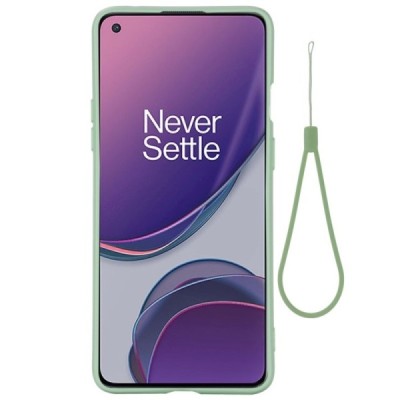 OnePlus 8T Shell kieto silikono TPU žalias dėklas - nugarėlė | Priedai.lt