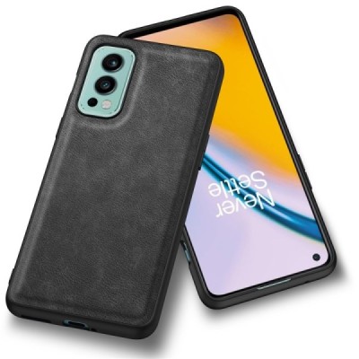 „Deluxe Leather“ OnePlus Nord 2 Max juodas odinis dėklas | Priedai.lt