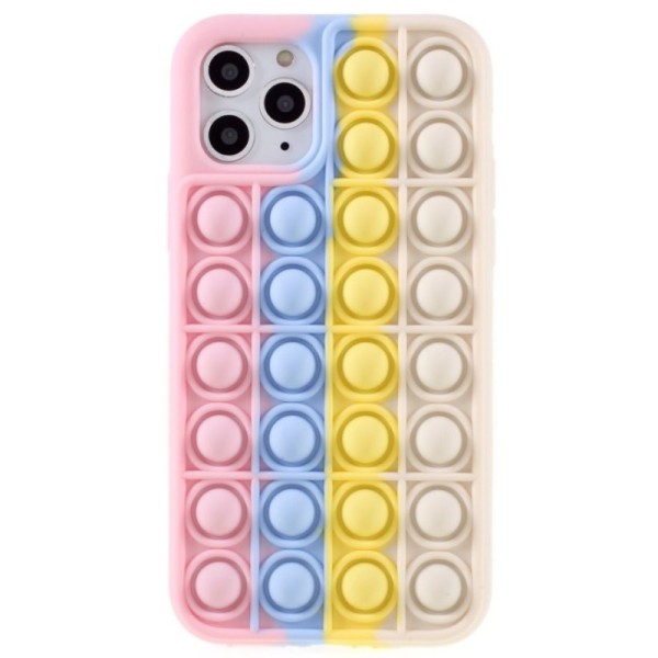 „Popit“ Bubble pehme silikoon (TPU) kaaned - roosa (iPhone 11 Pro)