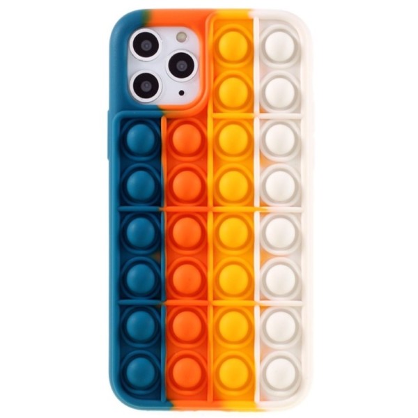 „Popit“ Bubble pehme silikoon (TPU) kaaned - sinine (iPhone 11 Pro)