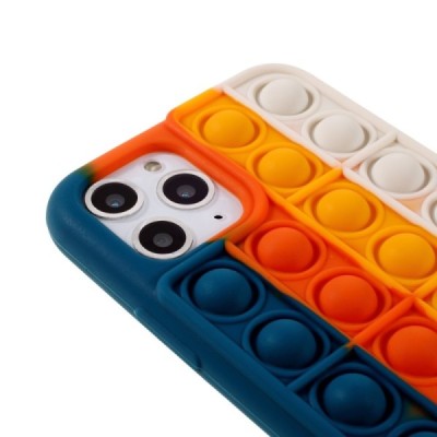 Apple iPhone 11 Pro „Popit“ Bubble minkšto silikono TPU mėlynas dėklas - nugarėlė | Priedai.lt
