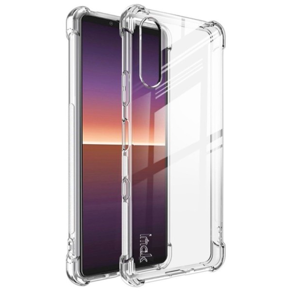 „Imak“ Tugevdatud turvalisus Kõva silikoon (TPU) kaaned - läbipaistev + ekraani kaitse (Xperia 10 III)