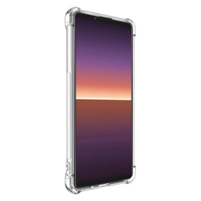 „Imak“ Tugevdatud turvalisus Kõva silikoon (TPU) kaaned - läbipaistev + ekraani kaitse (Xperia 10 III)