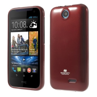 Mercury raudonas HTC Desire 310 kieto silikono (TPU) dėklas / Priedai.lt