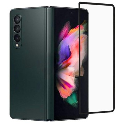 Samsung Galaxy Z Fold3 5G (F926B) „Rurihai“ 9H Tempered Glass sustiprintos apsaugos juodas pilnai dengiantis apsauginis ekrano s