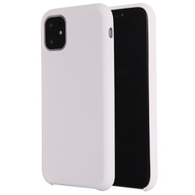 Apple iPhone 11 kieto silikono TPU baltas dėklas - nugarėlė | Priedai.lt