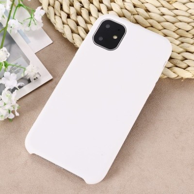 Apple iPhone 11 kieto silikono TPU baltas dėklas - nugarėlė | Priedai.lt