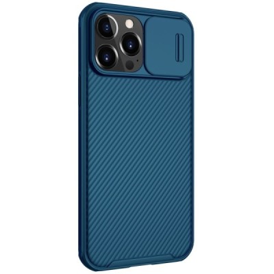 Apple iPhone 13 Pro Max „Nillkin“ CamShield mėlynas dėklas, nugarėlė su kameros apsauga | Priedai.lt