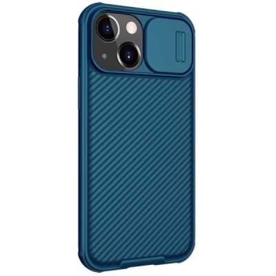 Apple iPhone 13 Mini „Nillkin“ CamShield mėlynas dėklas, nugarėlė su kameros apsauga | Priedai.lt
