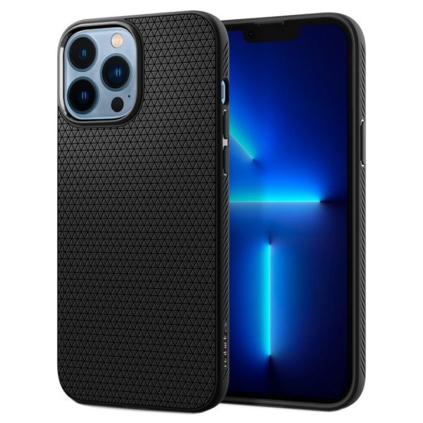 „Spigen“ Liquid Air kaaned - must (iPhone 13 Pro Max)