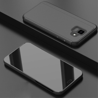 Samsung Galaxy A6 2018 (A600F) plastikinis atverčiamas juodas dėklas | Priedai.lt