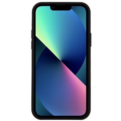 Apple iPhone 13 Mini Shell kieto silikono TPU juodas dėklas - nugarėlė | Priedai.lt