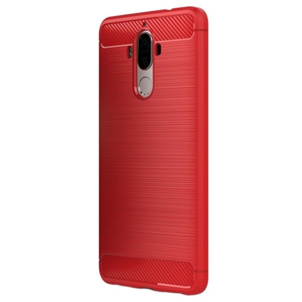 „Carbon“ Kõva silikoon (TPU) kaaned - punane (Mate 9)