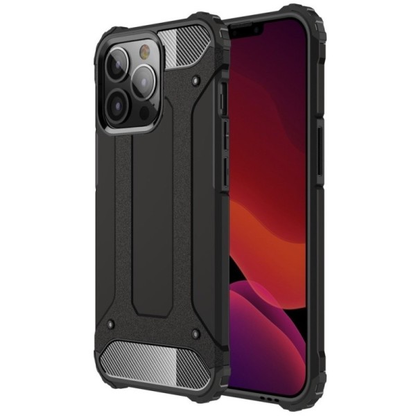 Tugevdatud turvalisus kaaned - must (iPhone 13 Pro)