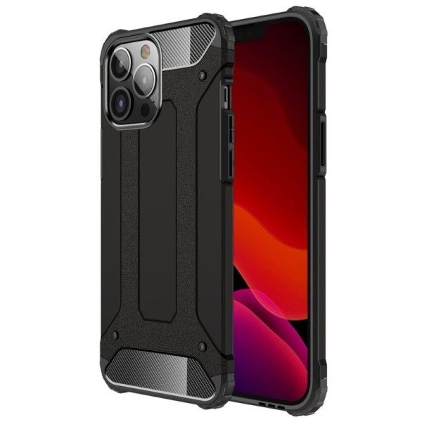 Tugevdatud turvalisus kaaned - must (iPhone 13 Pro Max)