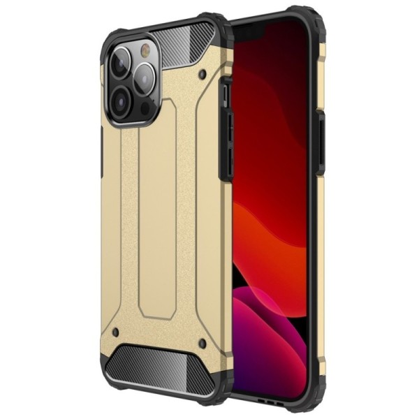 Tugevdatud turvalisus kaaned - kuldne (iPhone 13 Pro Max)