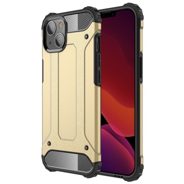 Tugevdatud turvalisus kaaned - kuldne (iPhone 13)