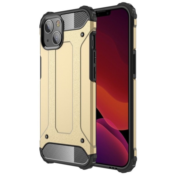 Tugevdatud turvalisus kaaned - kuldne (iPhone 13 Mini)