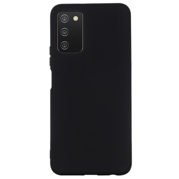 „Shell“ Kõva silikoon (TPU) kaaned - must (Galaxy A03s)