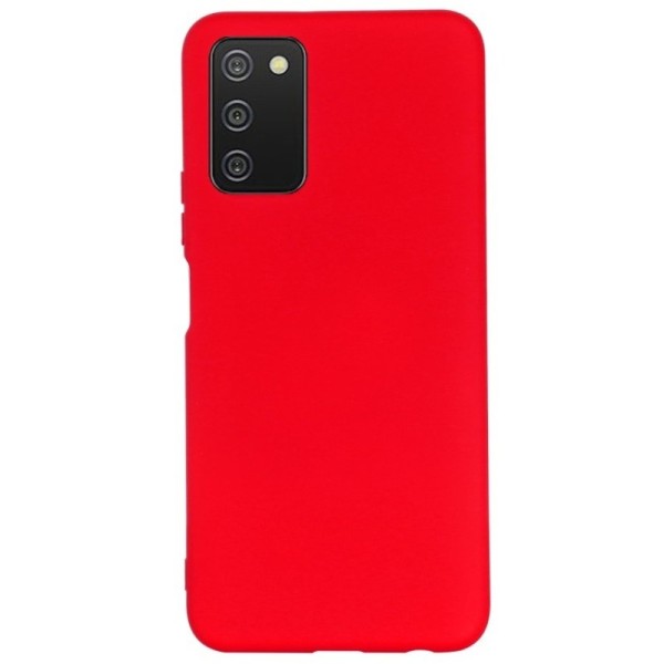 „Shell“ Kõva silikoon (TPU) kaaned - punane (Galaxy A03s)