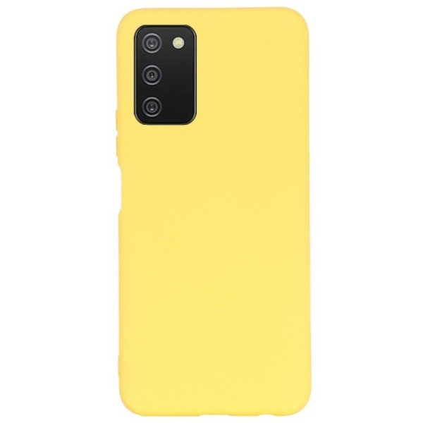 „Shell“ Kõva silikoon (TPU) kaaned - kollane (Galaxy A03s)