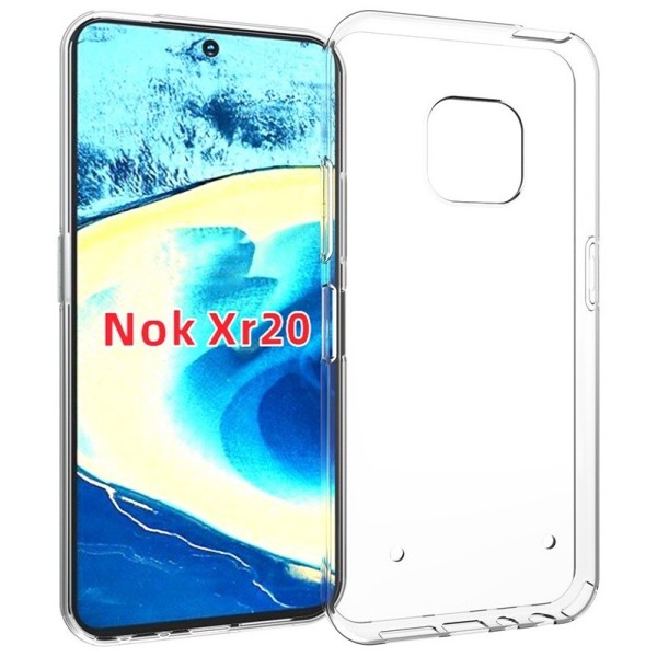 Kõva silikoon (TPU) kaaned - läbipaistev (Nokia XR20)