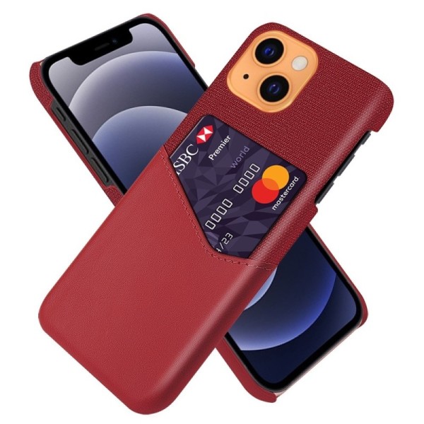 „KSQ“ Shell kaaned taskuga - punane (iPhone 13)